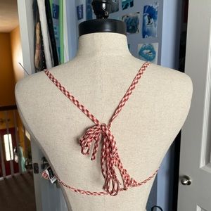 Crop top with tie in back